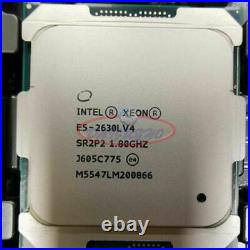 1PCS Xeon E5-2630L V4 10-Core 1.8GHz SR2P2 LGA 2011 Processor CPU USED #A6-30