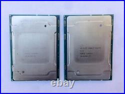 2x Intel Xeon Silver 4114 SR3GK 10-Core 2.20GHz 9.60GT/s UPI 13.75MB LGA3647 CPU