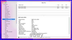 Apple Mac Pro A1481 6-Core Xeon E5 @ 3.5GHz 32GB RAM 1 TB SSD Dual FirePro D500