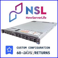 DELL R630 Server 2x E5-2667v3 3.2GHz =16 Cores 128GB H730 2x 1.2TB SAS 4xRJ45