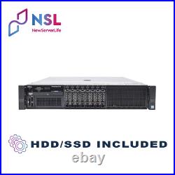 DELL R730 Server 2x E5-2667v3 3.2GHz =16 Cores 256GB H730 2x 1.2TB SAS 4xRJ45