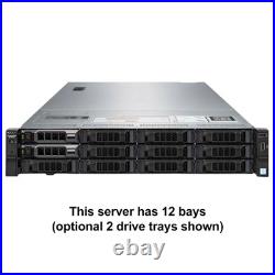 Dell PowerEdge R730XD Server 2x E5-2620 V4=16 Cores H330 32GB RAM 2x trays