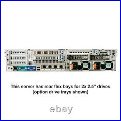 Dell PowerEdge R730XD Server 2x E5-2620 V4=16 Cores H330 32GB RAM 2x trays