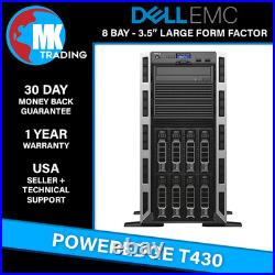 Dell PowerEdge T430 8B LFF 5U Server -V1- Choose CPUs/RAM/Drives Wholesale