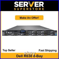 Dell Poweredge R630 Server 2x E5-2620 V4 =16 Cores S130 64GB RAM 4x 250GB SATA