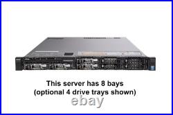 Dell Poweredge R630 Server 2x E5-2620 V4 =16 Cores S130 64GB RAM 4x 250GB SATA