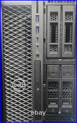 Dell Precision T5820 Workstation W-2255 3.7GHz 64GB RAM P1000 Video 512 GB SSD