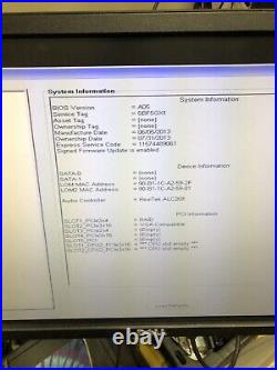 Dell Precision T7600 with Xeon E5-2680 8 Core 2.7GHz CPU 32GB RAM No HDD No GPU