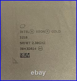 Genuine Intel Xeon Gold 5218 16-Core CPU 2.3-3.9GHZ 22MB 125W SRF8T LGA 3647 A+