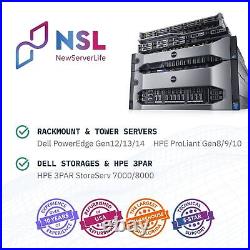 HP ProLiant DL360 Gen9 Server 2x E5-2667v4 3.2GHz =16 Cores 64GB P440AR 4xRJ45