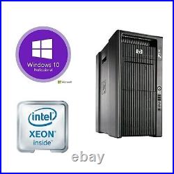 HP Z800 Workstation Xeon 2X X5687 Dual CPU 3.6GHz 96GB RAM 1TB SSD K620 wifi