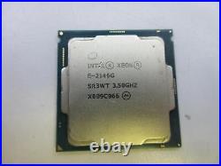 INTEL CPU Processor Xeon E-2146G 3.50 GHz LGA 1151 SR3WT