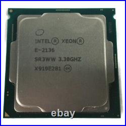 Intel 6-Core Xeon E-2136 3.3GHz 12M 8GT/s LGA1151/Socket H4 CPU Processor SR3WW