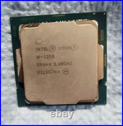 Intel W-1250 Processor (up to 4.7 GHz, 6 Cores, LGA1200)