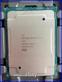 Intel XEON GOLD 6230 20-core 2.10GHz 27.5MB L3 CACHE 125W SRF8W CPU processor