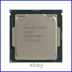 Intel Xeon E-2124 CPU 3.3GHz LGA 1151 71W Processor