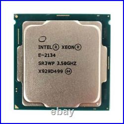 Intel Xeon E-2134 CPU 3.5GHz LGA 1151 71W Processor