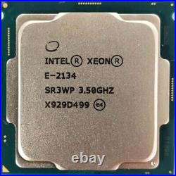 Intel Xeon E-2134 LGA-1151 Server CPU Processor 3.50 4.50 GHz 4-Core 8MB 71W