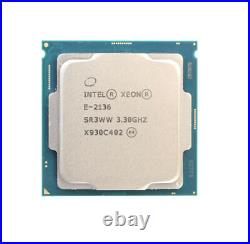 Intel Xeon E-2136 Cpu Processor 4 Core 3.30ghz 12mb L3 Cache 80w Sr3ww