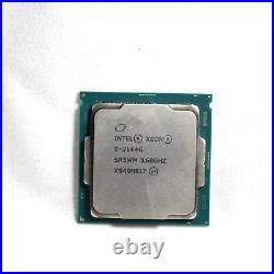 Intel Xeon E-2144G 3.60Ghz Quad Core 8MB LGA1151 CPU P/N SR3WM