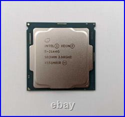 Intel Xeon E-2144G SR3WM 3.60GHz 4-Core Processor CPU X151M010 MF2492