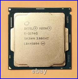 Intel Xeon E-2174G CPU 3.80GHz Quad Core 8MB SR3WN LGA1151 Processor