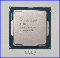 Intel Xeon E-2224 SRFAV 3.40GHz 8MB Quad Core LGA1151 CPU Processor