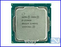 Intel Xeon E-2226GE 3.4GHz 12MB 8GT/s SRGQW LGA1151 B Grade CPU Processor