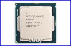 Intel Xeon E-2236 3.40GHz 6-Core 12MB LGA 1151 CPU P/N SRF7G Tested Grade A