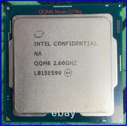 Intel Xeon E-2278G ES qqm6 2.6GHZ 8 Cores 16MB LGA1151 UHDP630 CPU Processor