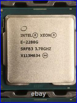 Intel Xeon E-2288G 8 Core 3.7GHz to 5.0GHz CPU Processor LGA 1151 16M L3 95W