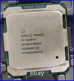 Intel Xeon E5-2666V4 12-core 24-thread 2.80GHz LGA-2011-3 CPU processor