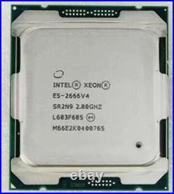 Intel Xeon E5-2666V4 2.80GHz 12-core 24-thread LGA-2011-3 CPU processor