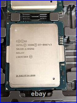 Intel Xeon E7-8867V3 2.50GHz 16 Core Server CPU Processor SR228 FCLGA2011