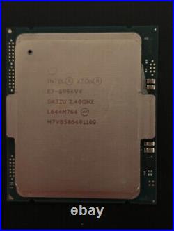 Intel Xeon E7-8894 V4 2.4GHz 60MB 24 Core SR32U LGA 2011-1 B Grade CPU