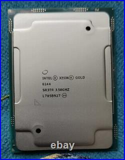 Intel Xeon Gold 6144 8-core 16-thread 24.75MB 150W 3.50GHz LGA3647 CPU processor