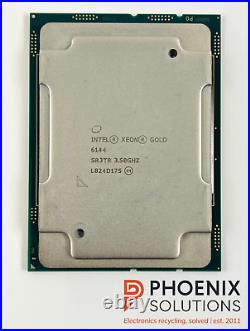 Intel Xeon Gold 6144 SR3TR 3.50GHz 24.75MB 8-Core LGA3647 CPU Processor