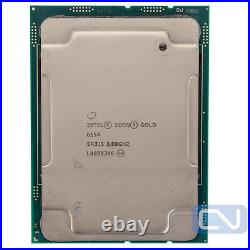 Intel Xeon Gold 6154 SR3J5 3.0 GHz 24.75 MB 18 Core LGA 3647 B Grade CPU