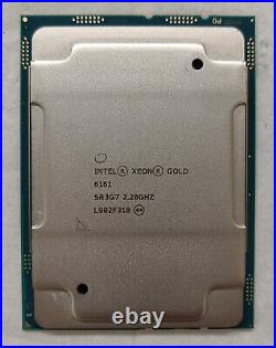 Intel Xeon Gold 6161 2.20GHz 22Core 44Threads 165W LGA-3647 CPU processor