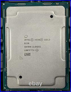 Intel Xeon Gold 6230 SRF8W 2.10GHz 27.5 MB 20 Cores LGA 3647 CPU