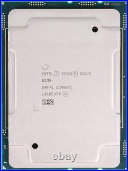 Intel Xeon Gold 6238 2.1GHz 30.25MB 22-Core LGA 3647 CPU / Processor SRFPL