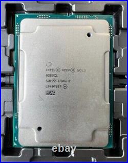 Intel Xeon Gold 6253CL SRF7Z 3.1GHz 18-Core 24.75MB 205W LGA3647 CPU Processor