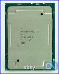 Intel Xeon Gold 6262V SRFQ4 1.9GHz 33 MB 24 Cores LGA 3647 B Grade CPU