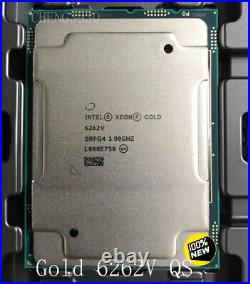 Intel Xeon Gold 6262v 24-core 1.90-3.60ghz 33mb 135w lga-3647 CPU processor