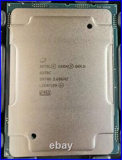 Intel Xeon Gold 6278C 26 Core 2.6GHz TDP-185W LGA-3647 CPU processor