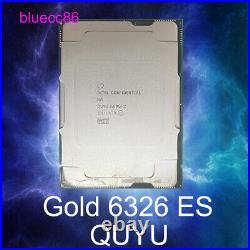 Intel Xeon Gold 6326 ES QUYU 16 core 2.6G 2.0GHz server LGA4189 CPU Processor