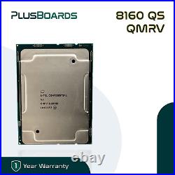 Intel Xeon Platinum 8160 QS 2.1GHz 24C 33MB Skylake-SP LGA 3647 CPU Processor