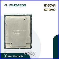 Intel Xeon Platinum 8167M 2Ghz 26 Core 165W 35.75MB LGA 3647 CPU Processor