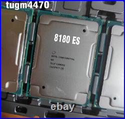 Intel Xeon Platinum 8180 (ES) cpu processor QL1F 28 core 56 threads 1.8-3.2GHZ