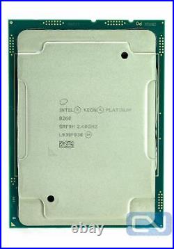 Intel Xeon Platinum 8260 SRF9H 2.4GHz 35.75 MB 24 Core LGA 3647 B Grade CPU
